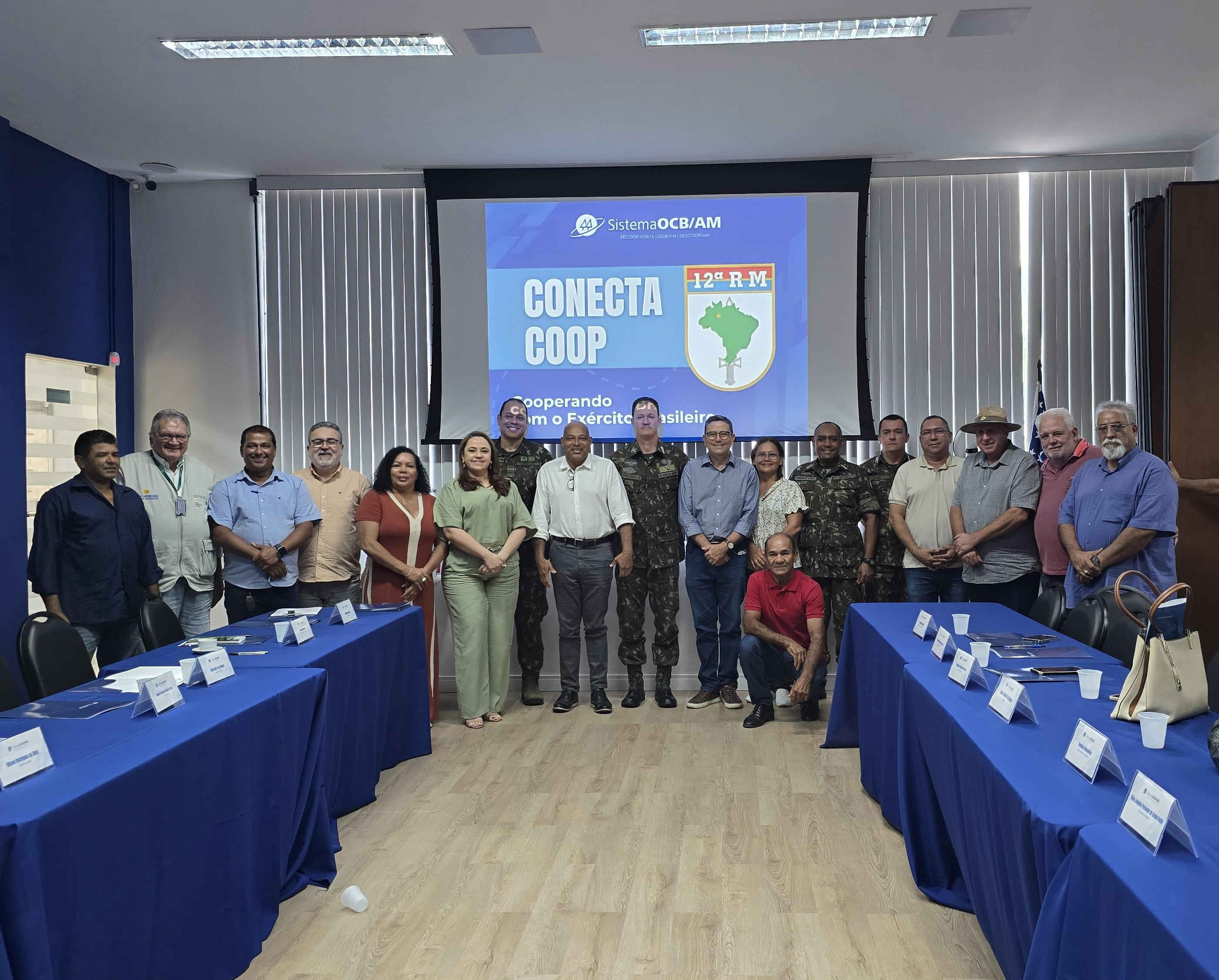 Sistema OCB/AM promove mais uma edição do CONECTA COOP com o Exército Brasileiro