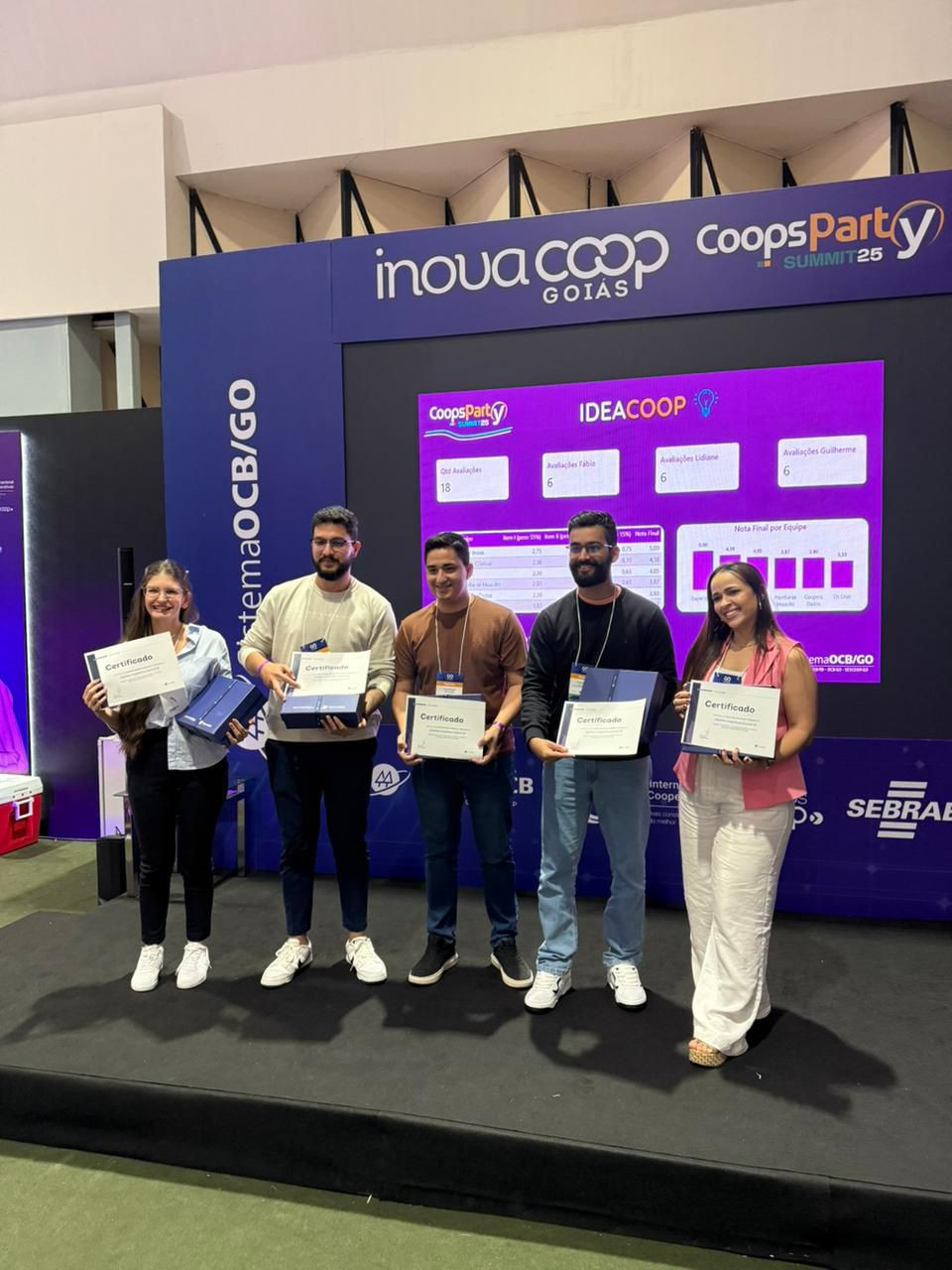 Equipe com representantes do Amazonas vence o Ideathon CoopsParty Summit 25 com solução de IA voltada ao agro cooperativista